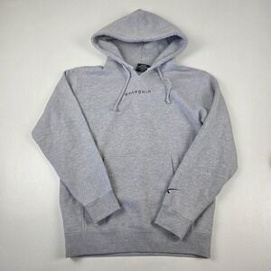 SpaceX Starship Hoodie Mens Small Gray Rocket Graphic Pullover Sweatshirt